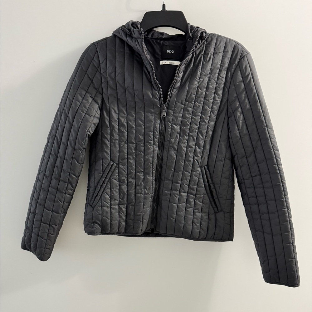 Urban Outfitters BDG Quilted Lightweight Hooded Puffer Jacket